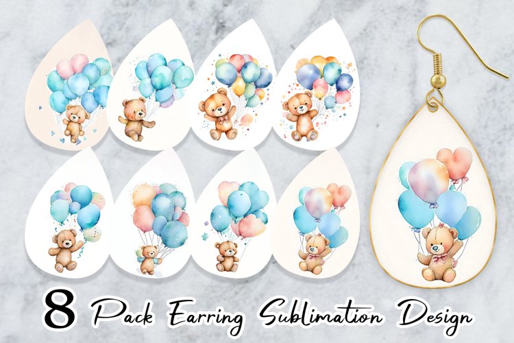 Sublimation Earring Designs Image 14