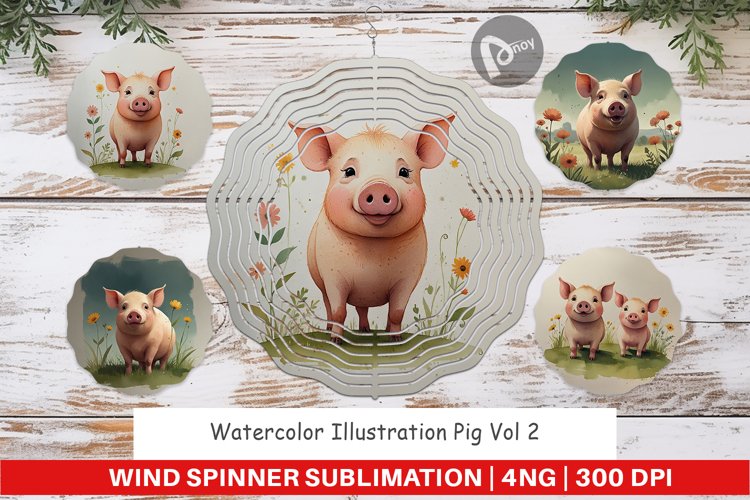 Pig Illustration Image 21