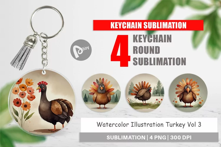 Keychain Illustration Turkey