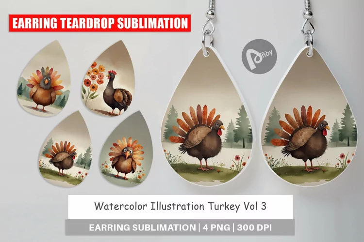 Earring Teardrop Illustration Turkey