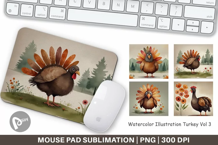 Mouse Pad Illustration Turkey