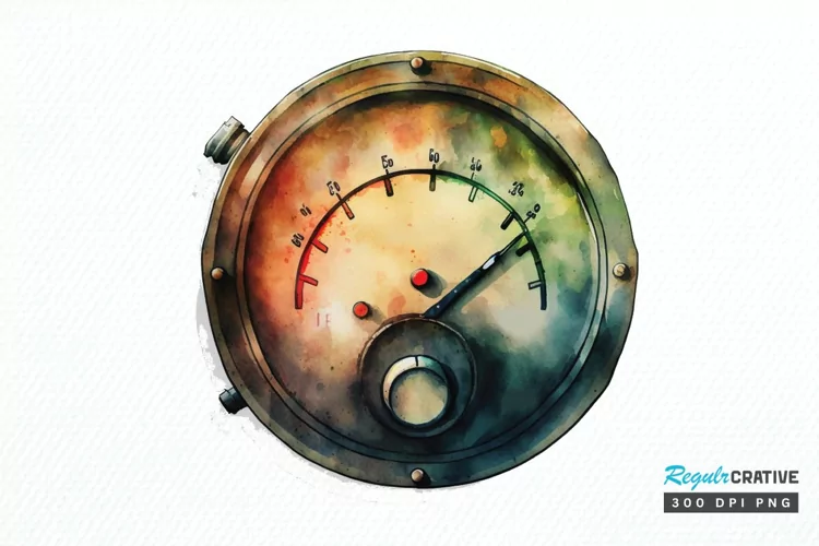 Watercolor Indicator Gas Tank PNG Clipart