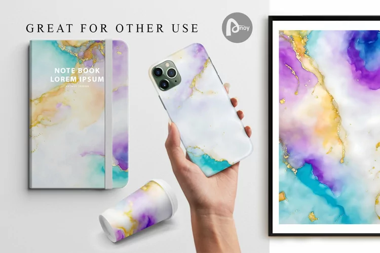 Watercolor Ink Texture | Digital Paper
