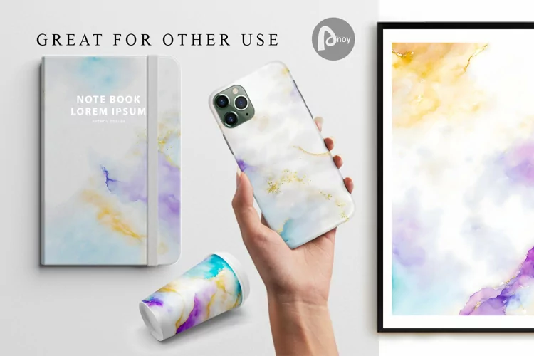 Watercolor Ink Texture | Digital Paper
