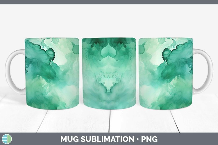 GorgeousWatercolor Mug Wrap design.