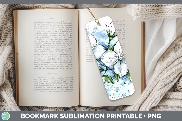 GorgeousWatercolor Bookmark design.