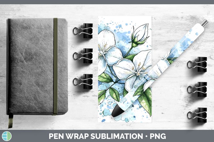 GorgeousWatercolor Pen Wrap design.