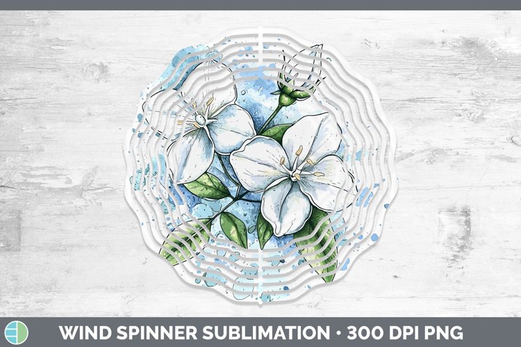 GorgeousWatercolor Wind Spinner design.