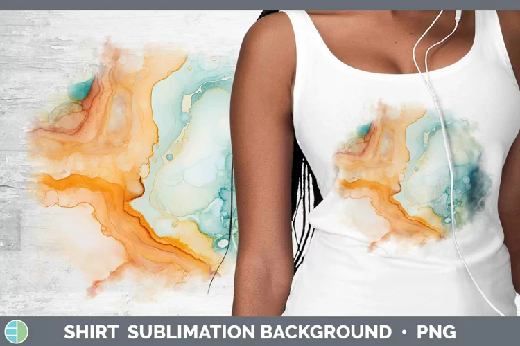 Watercolor Jasper Shirt Sublimation Sublimation Background D
