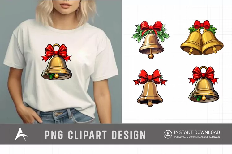 Watercolor Jingle Bell Clipart