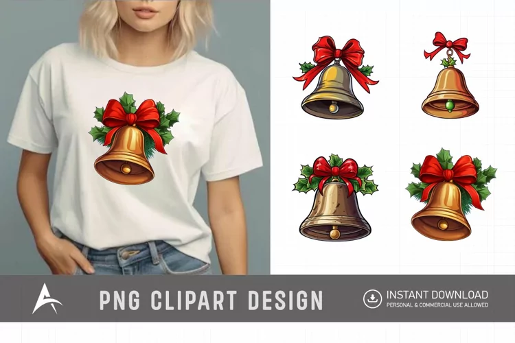 Watercolor Jingle Bell Clipart