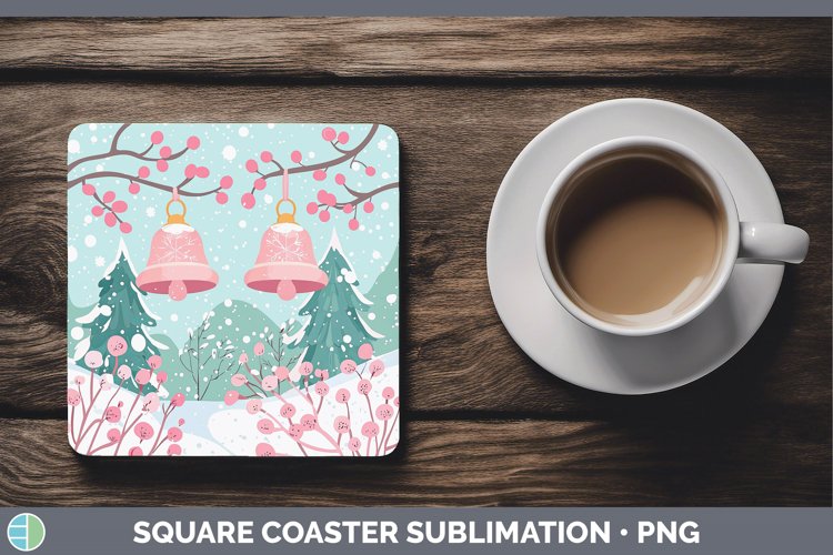 GorgeousWatercolor Square Coaster design.