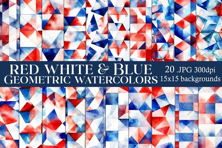 Red White Blue Background Image 10