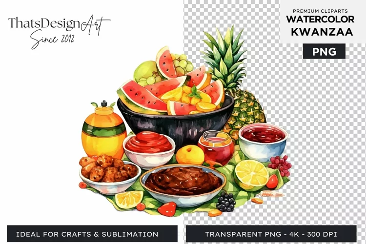 Kwanzaa Clipart PNG, Black history Sublimation