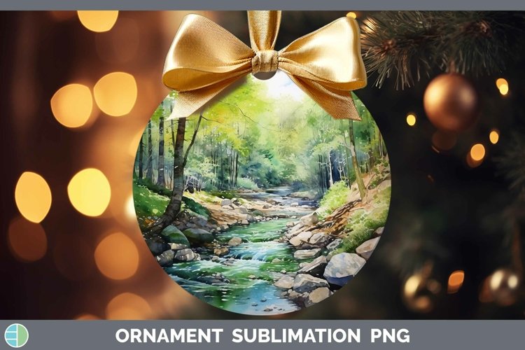 GorgeousWatercolor Ornament design.