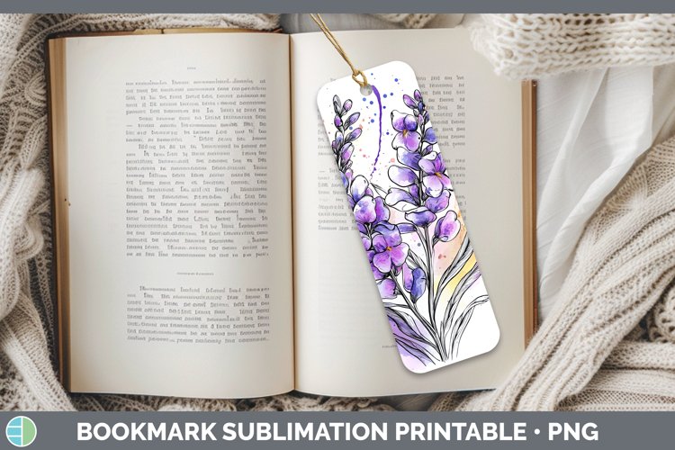 GorgeousWatercolor Bookmark design.