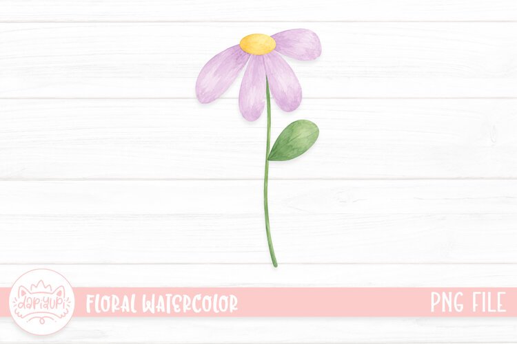Botanical Watercolor Illustration, Floral Watercolor Design example image 1