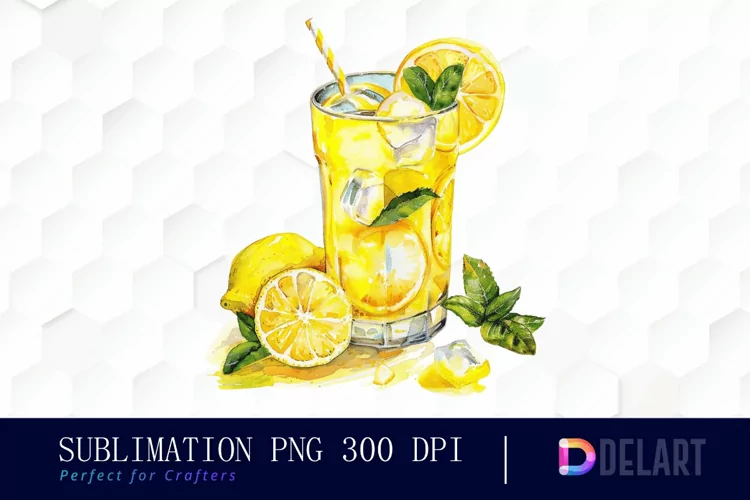 Lemonade Sublimation PNG Clipart
