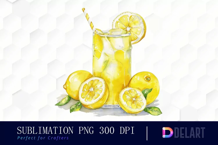 Lemonade Sublimation PNG Clipart