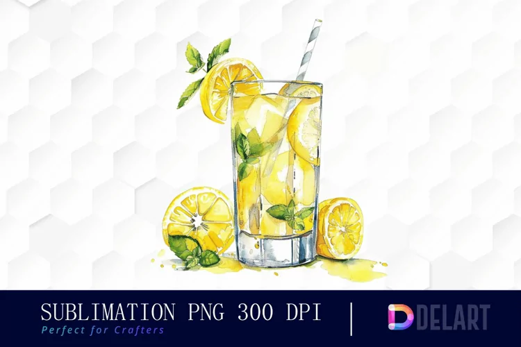 Lemonade Sublimation PNG Clipart