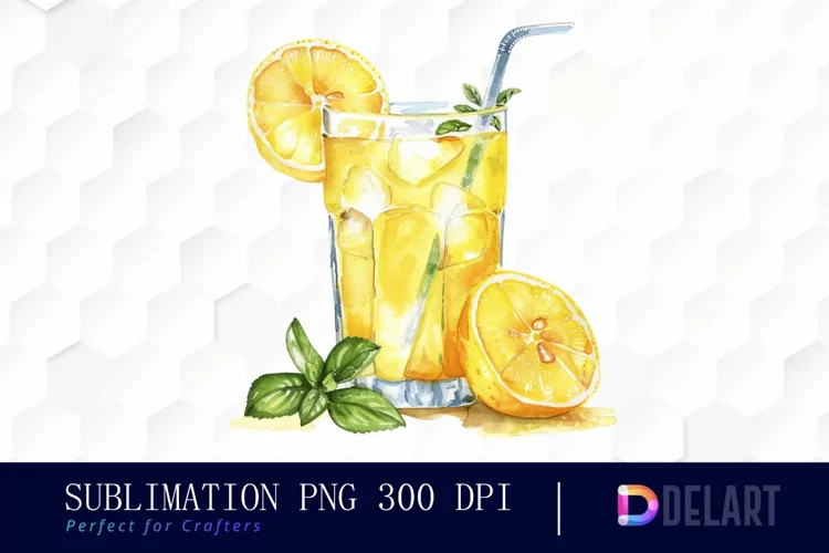 Lemonade Sublimation PNG Clipart