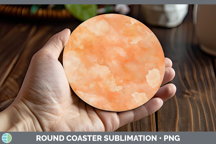 GorgeousWatercolor Round Coaster design.
