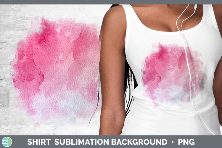 Watercolor Light Pink Shirt Sublimation Sublimation Backgrou