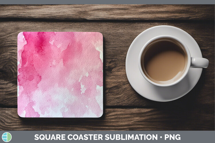 GorgeousWatercolor Square Coaster design.