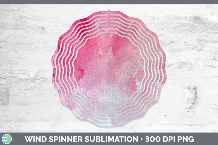 GorgeousWatercolor Wind Spinner design.