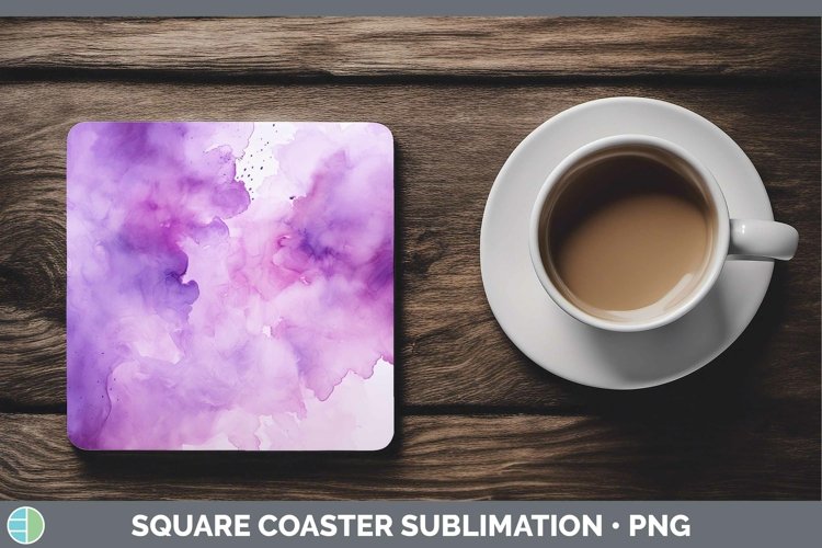 GorgeousWatercolor Square Coaster design.
