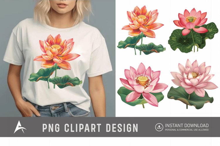 Lotus Flower Illustration Image 11