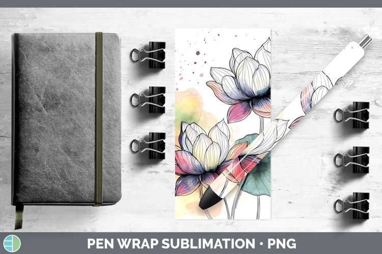 GorgeousWatercolor Pen Wrap design.
