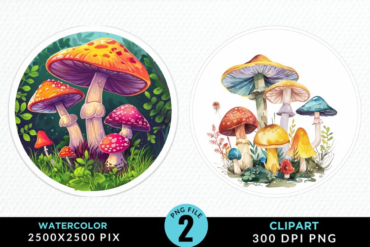 Mushroom Graphic Image 6