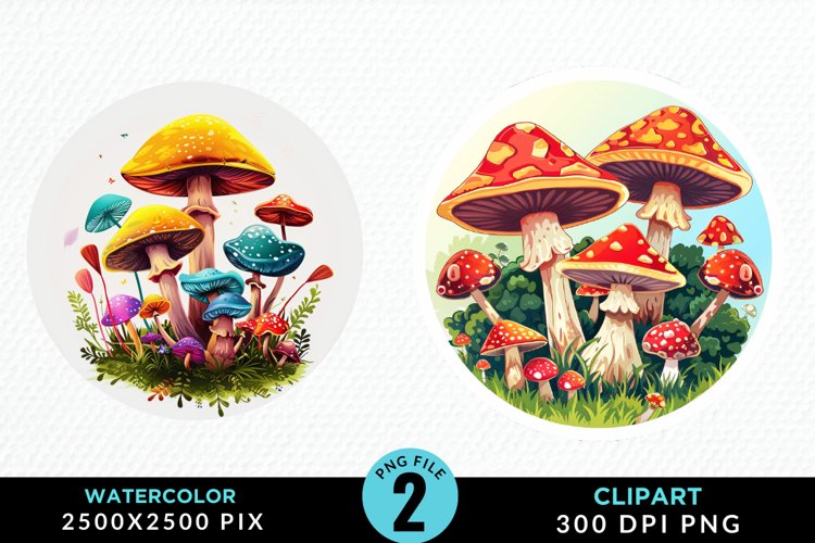 Mushroom Graphic Image 12