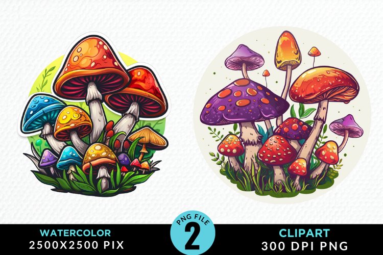 Mushroom Graphic Image 4