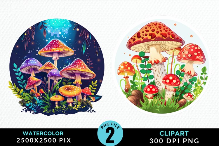 Mushroom Graphic Image 24