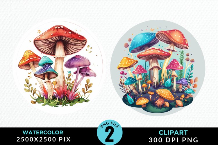 Mushroom Graphic Image 8