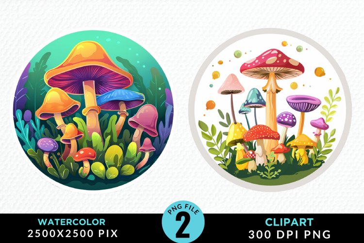 Mushroom Graphic Image 3