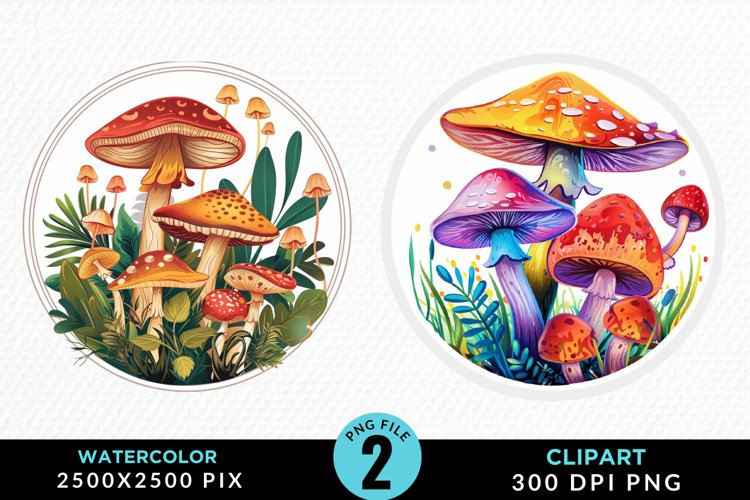 Mushroom Graphic Image 7