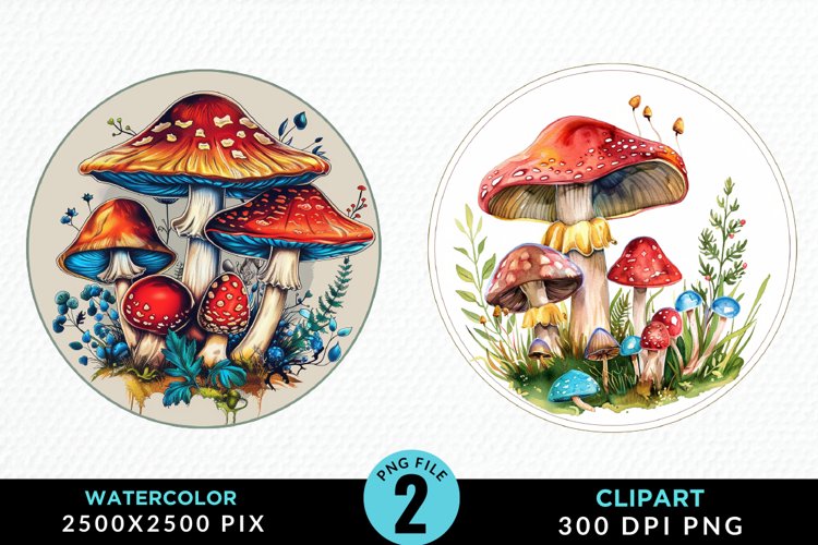 Mushroom Graphic Image 9