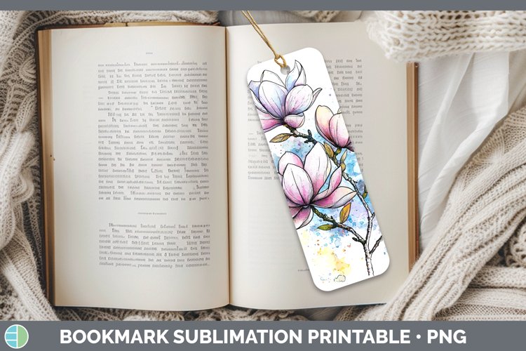 GorgeousWatercolor Bookmark design.
