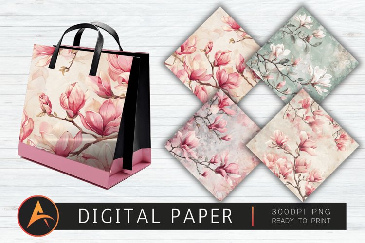 Magnolia Digital Paper example image 1