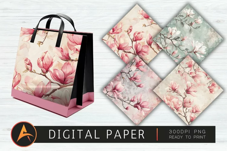 Magnolia Digital Paper