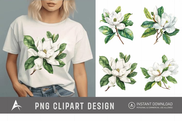 Magnolia Illustration Image 22