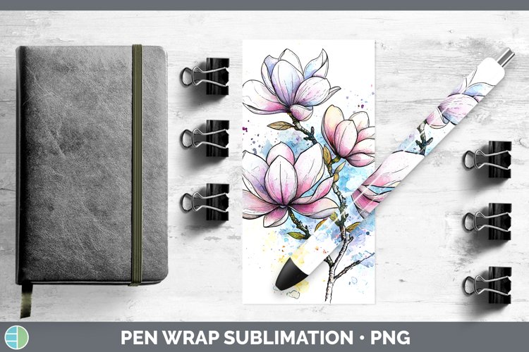 GorgeousWatercolor Pen Wrap design.