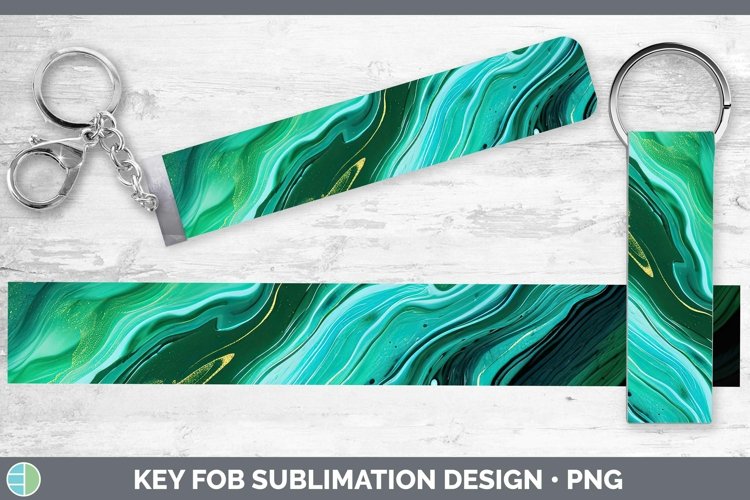GorgeousWatercolor Key Fob design.