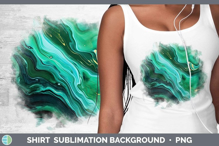 Watercolor Malachite Shirt Sublimation Sublimation Backgroun