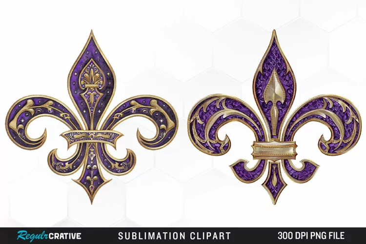 Watercolor Mardi Gras Collection Clipart