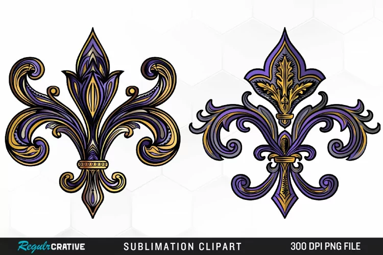 Watercolor Mardi Gras Collection Clipart