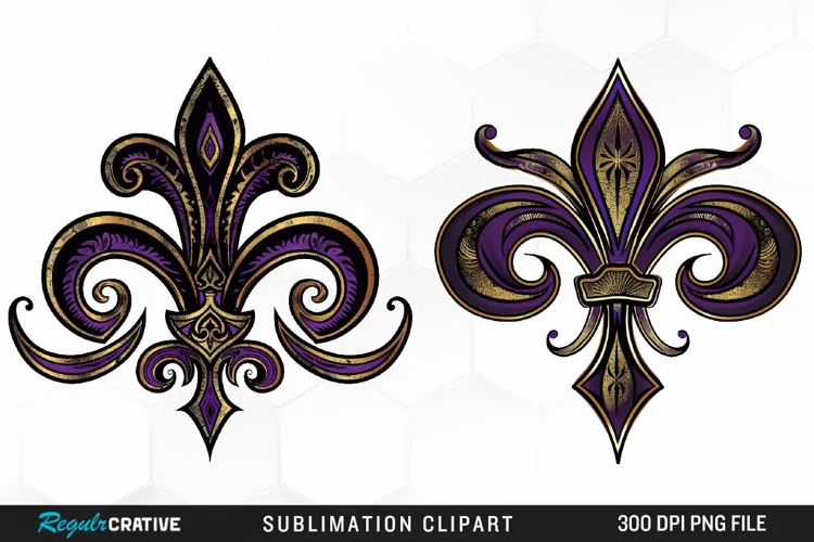 Watercolor Mardi Gras Collection Clipart